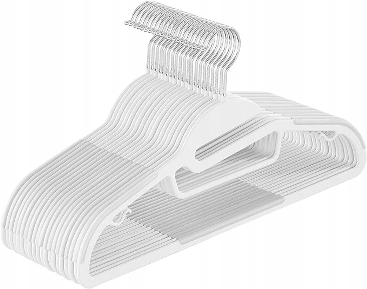 20 Antislip Kledinghangers voor Garderobe - Ruimtebesparend & Functioneel