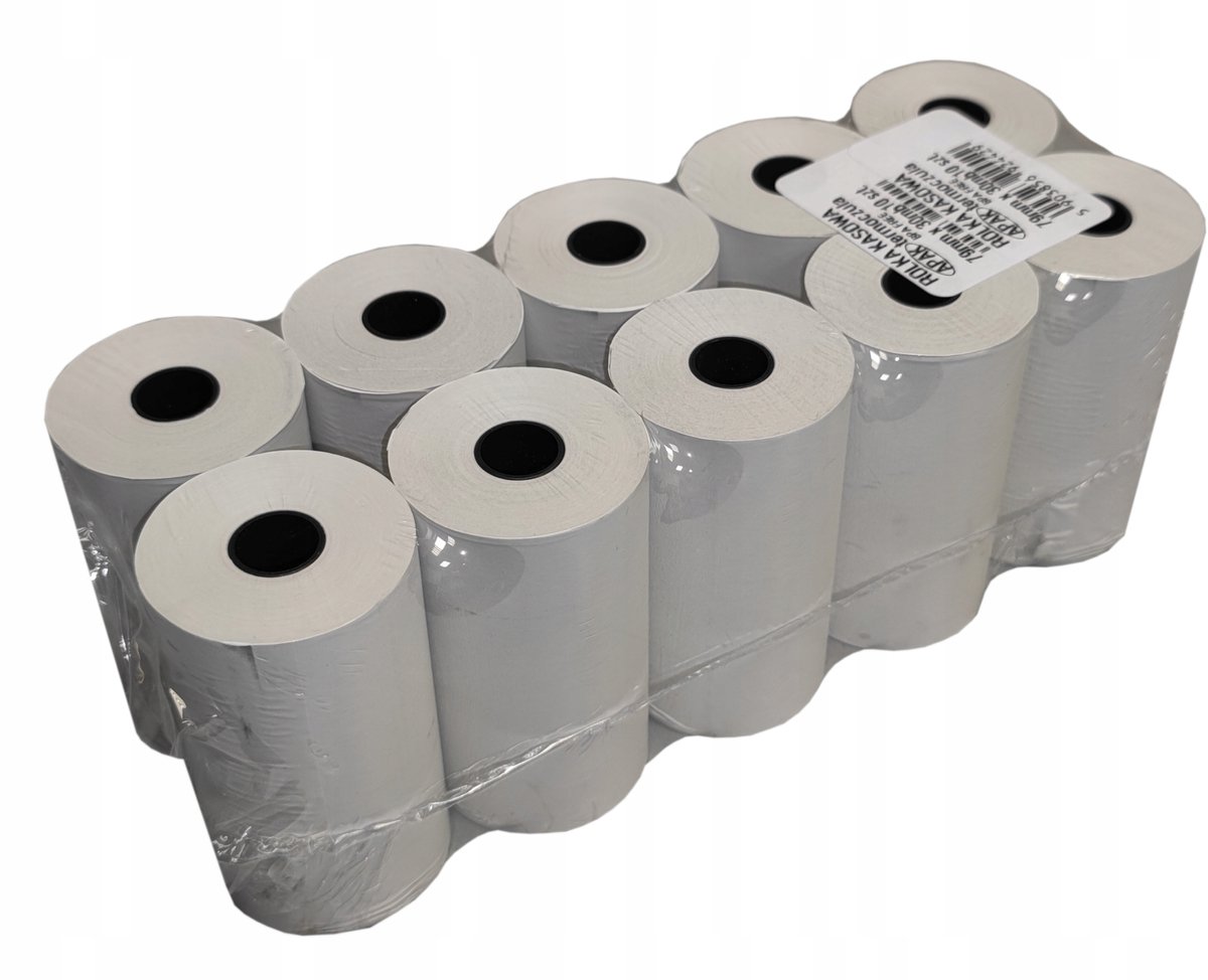 Thermische bonrollen 79x30mm - 10 stuks