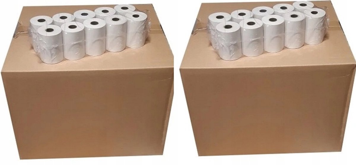 320 Thermische Kassarollen 57mm x 25m - BPA Vrij