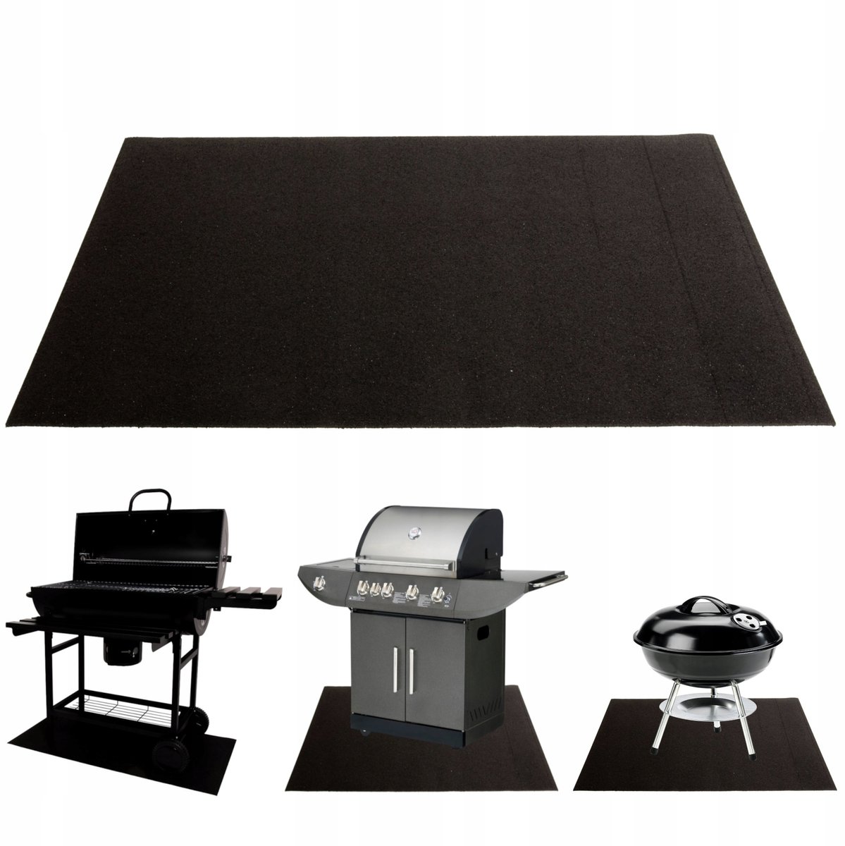 Grote Grillmat 120x80cm - Vloerbescherming BBQ