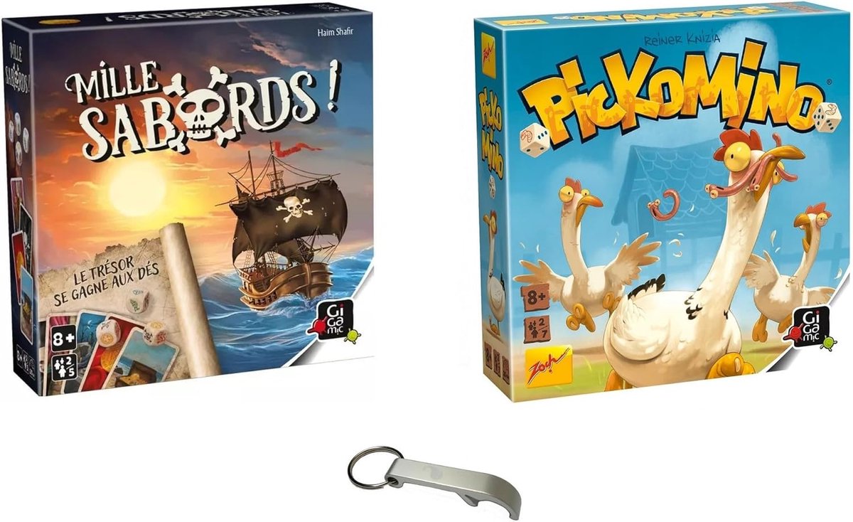 Pickomino Set + Mille Sabords + 1 Decap Blumie - ShopVlot