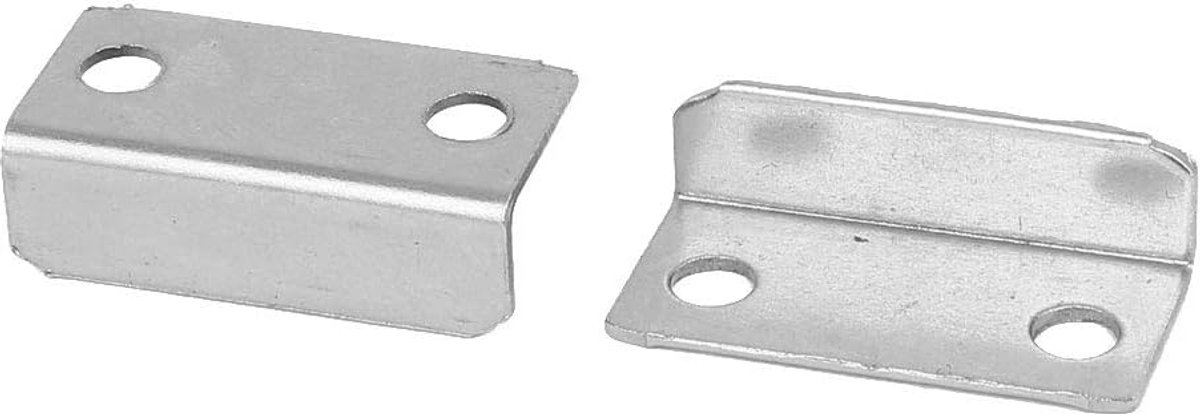 sourcing map 5pcs Cabinet Drawer Lock Closure Strike Plates 29mm L - ShopVlot