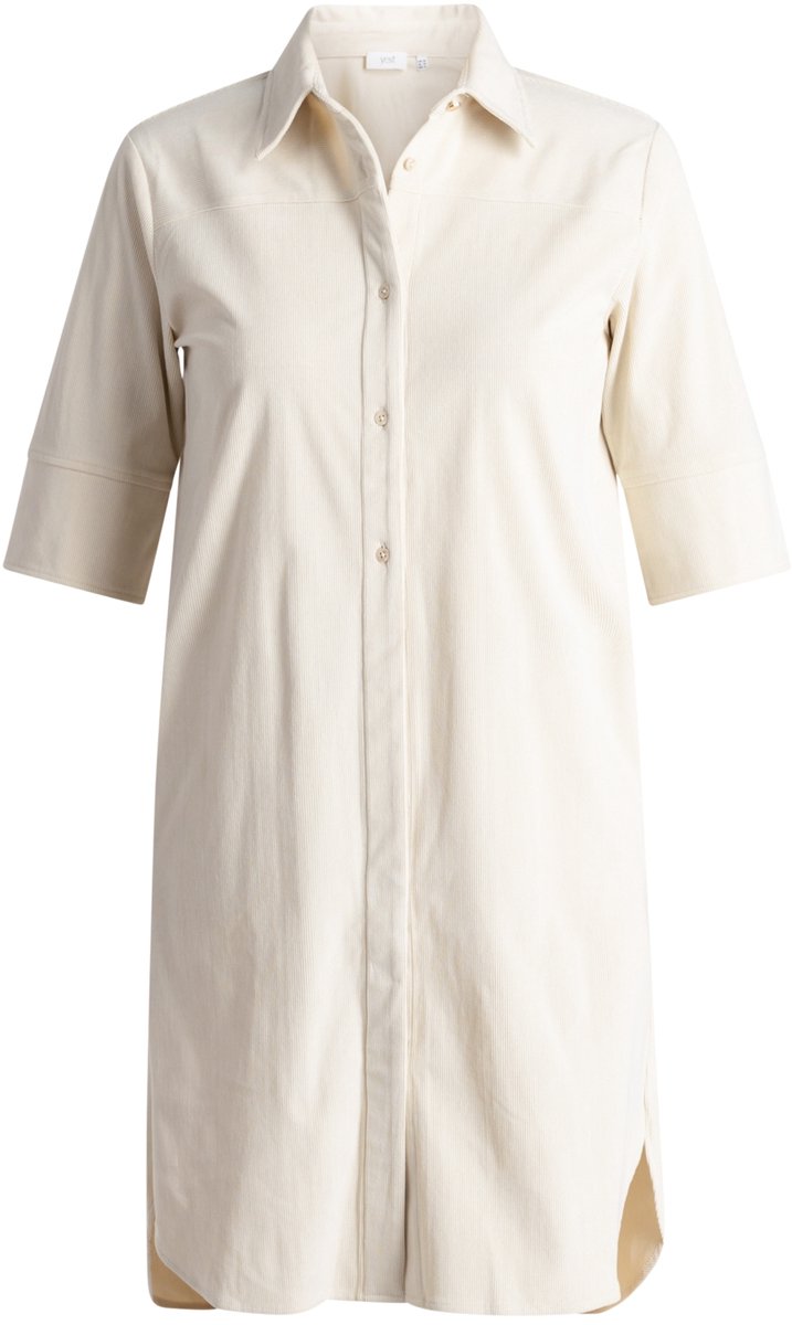 YEST CURVE Tifany Dresses - Beige Cream - maat 3(52)