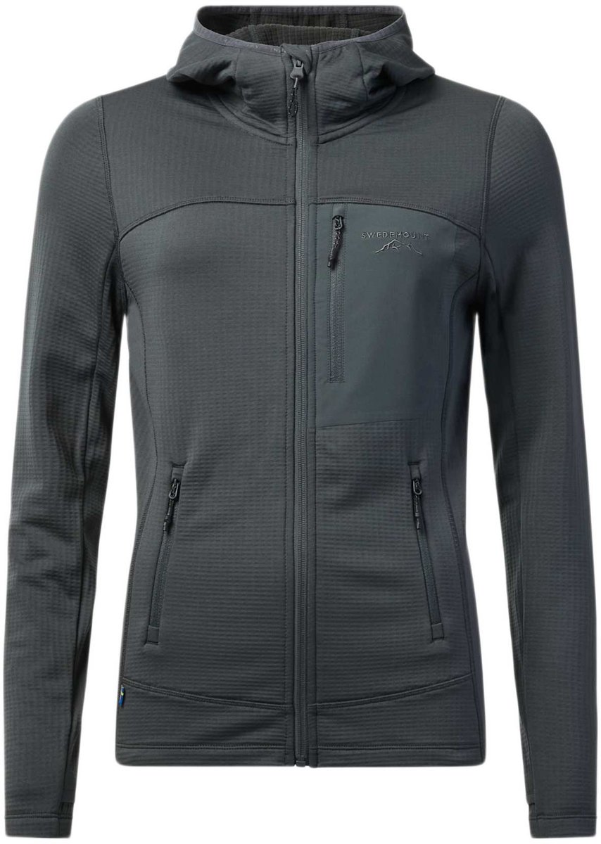 Swedemount Trondheim Midlayer Hoodie – Damestrui – Dusty Olive