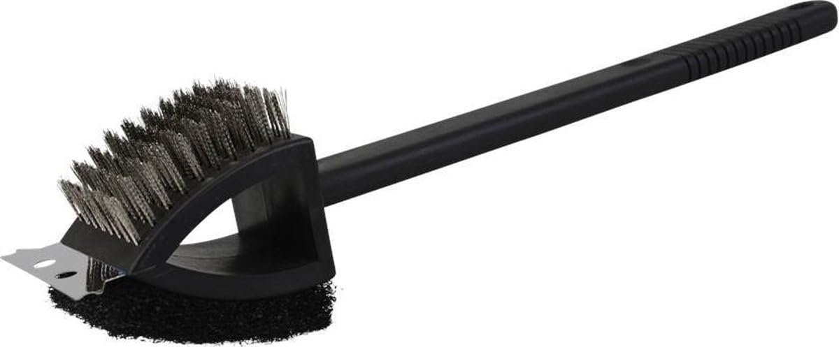 *** BBQ - 3-in-1 Barbecue Cleaning brush - Plastic - Stainless steel scraper - Cleaning brush BBQ - Steel brush - ShopVlot