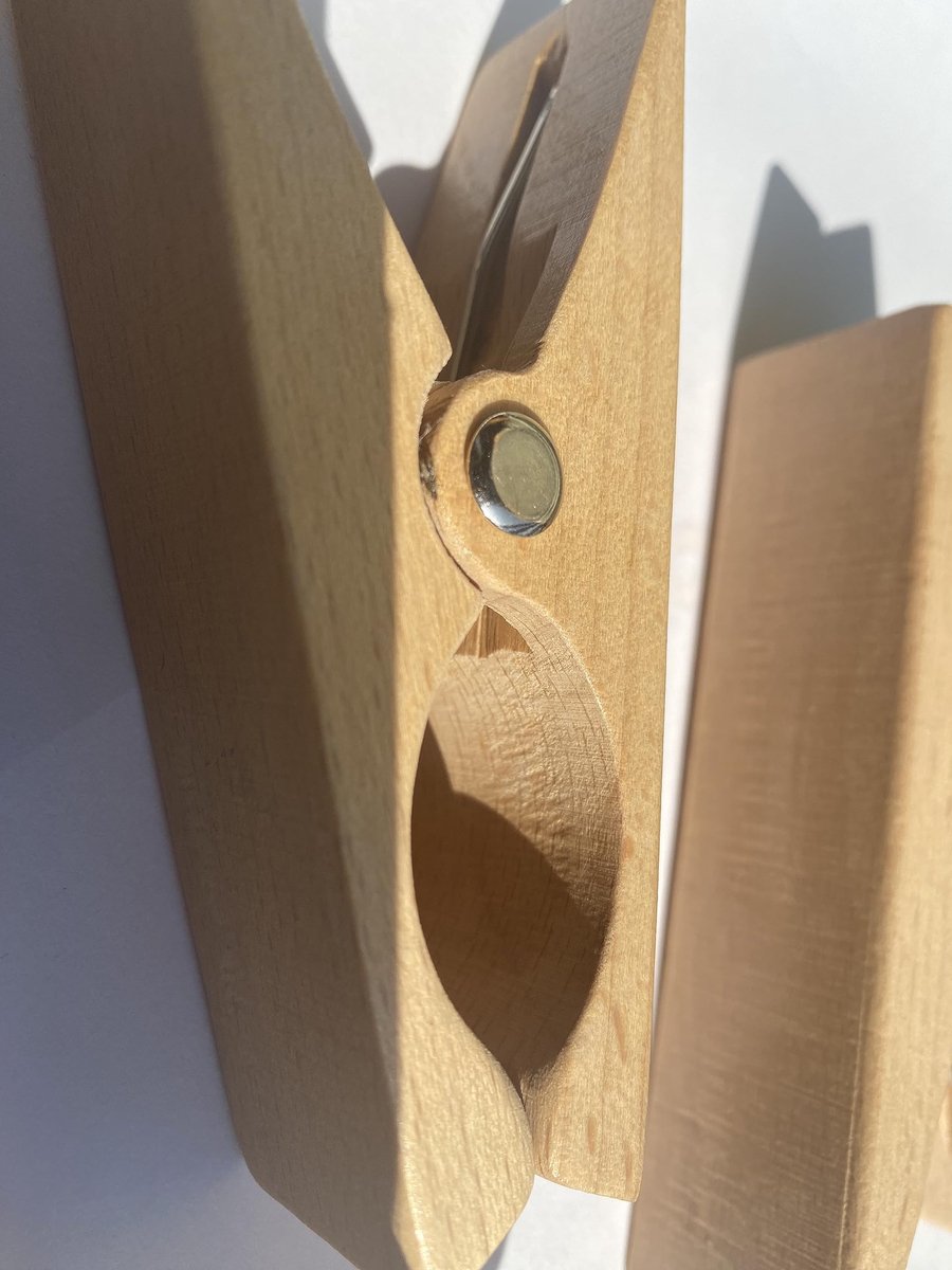 Accessories Speciale grote clips van hout, strandklemmen voor strandhanddoek, wasknijpers, klemmen, strandligstoel - ShopVlot