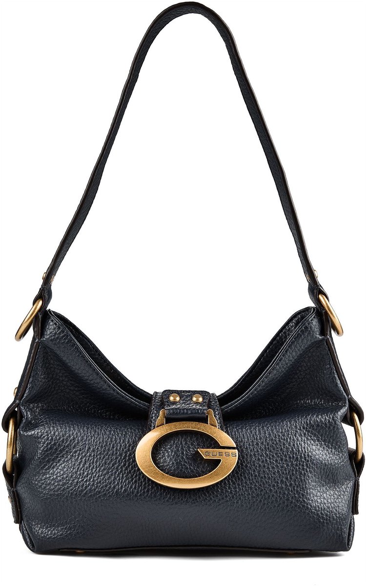 GUESS schoudertas Camden Mini Shoulder Bag Midnight donkerblauw