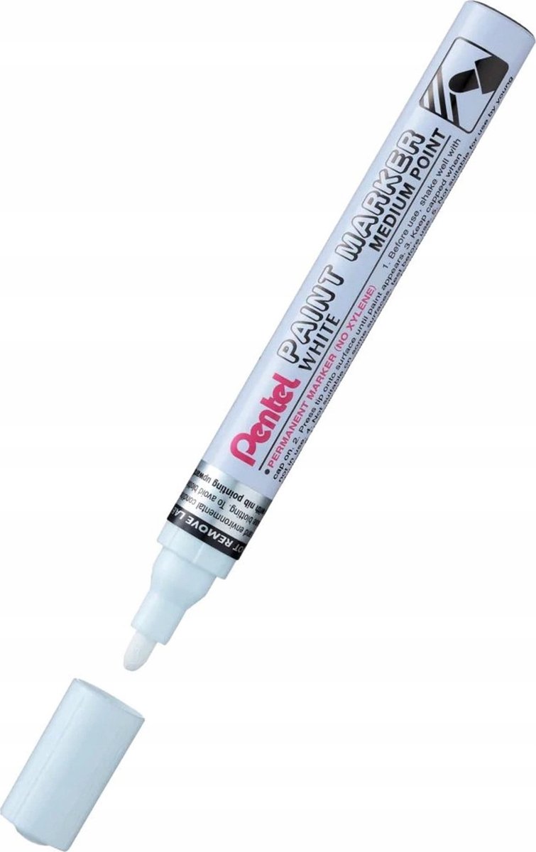 Pentel MMP10 Olie Gebaseerde Marker Wit - 4.5mm
