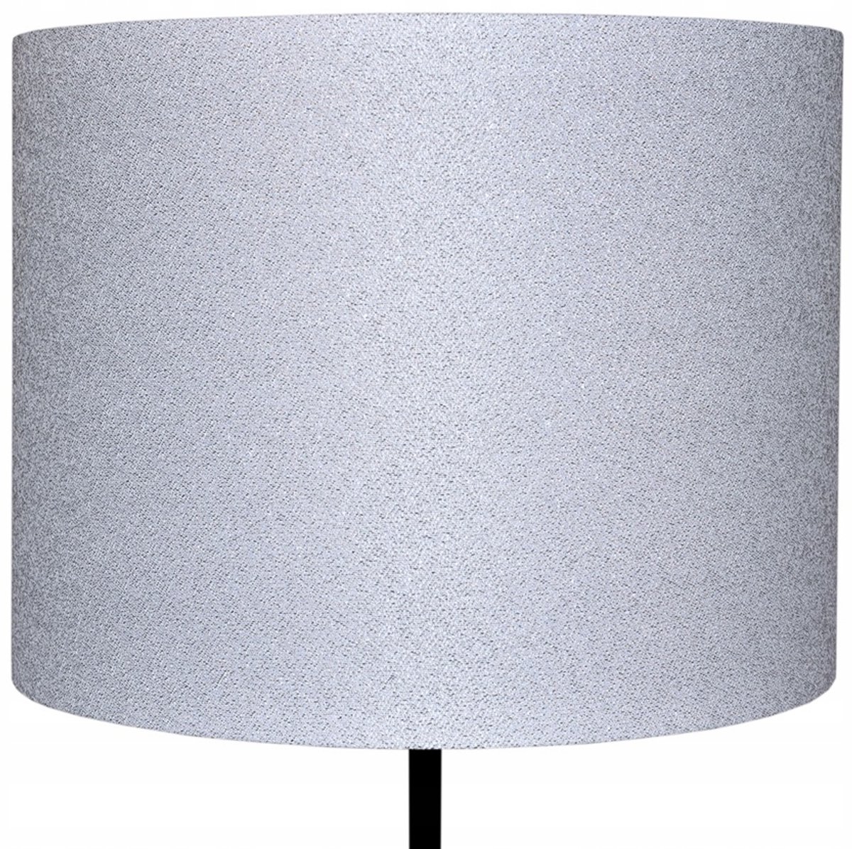 Merkloos Lampenkap Cilinder Wit met Zilver/Goud Drizzle E27/E14 25cm