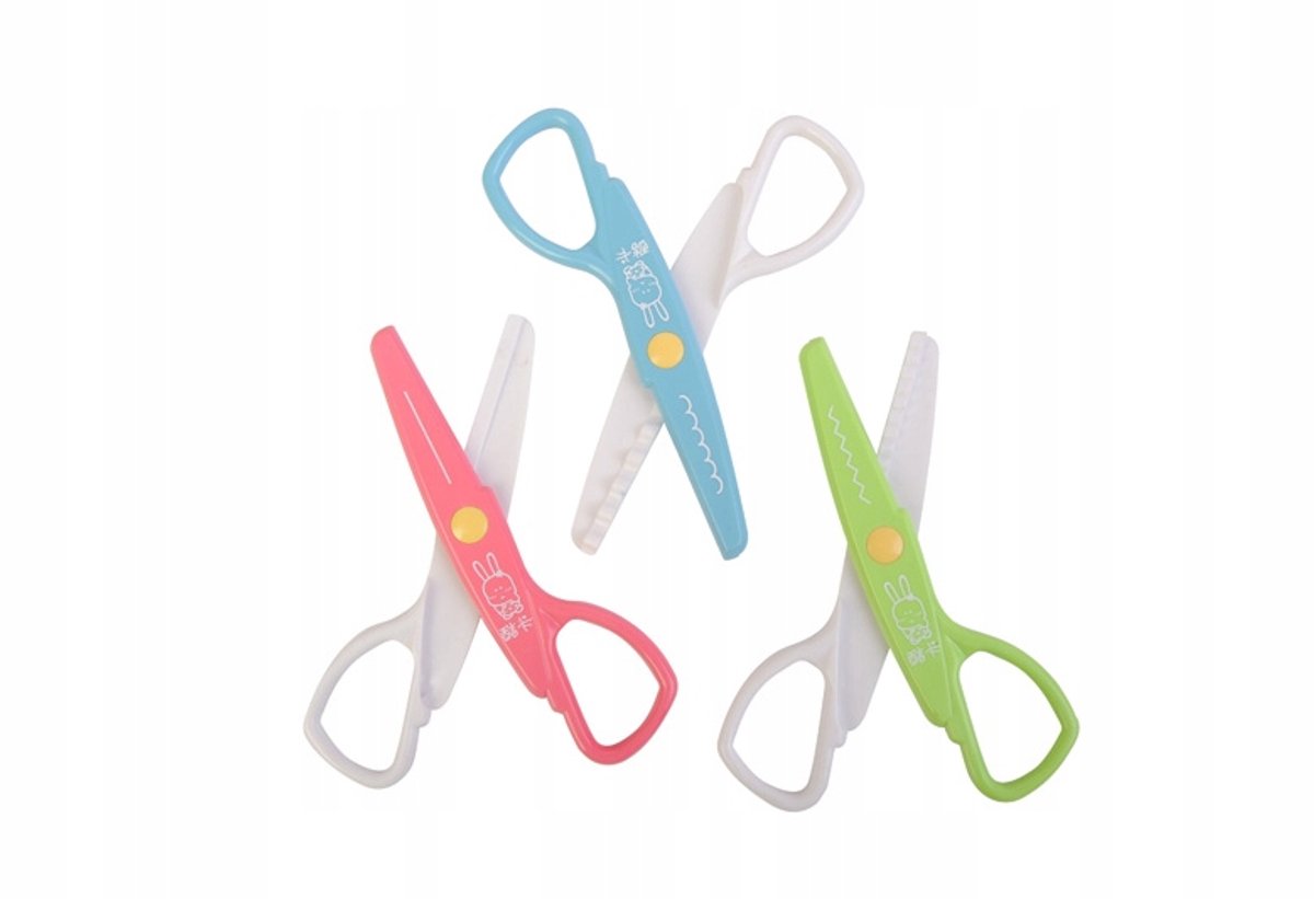 Decoratieve Kinderschaartjes met Patronen - 13 cm