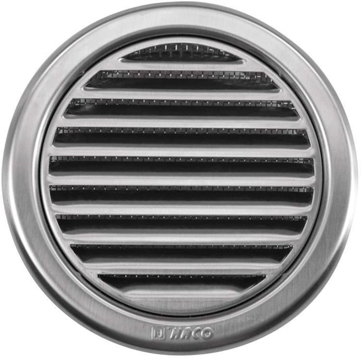 Circular stainless steel ventilation model cover Ø110mm - ShopVlot