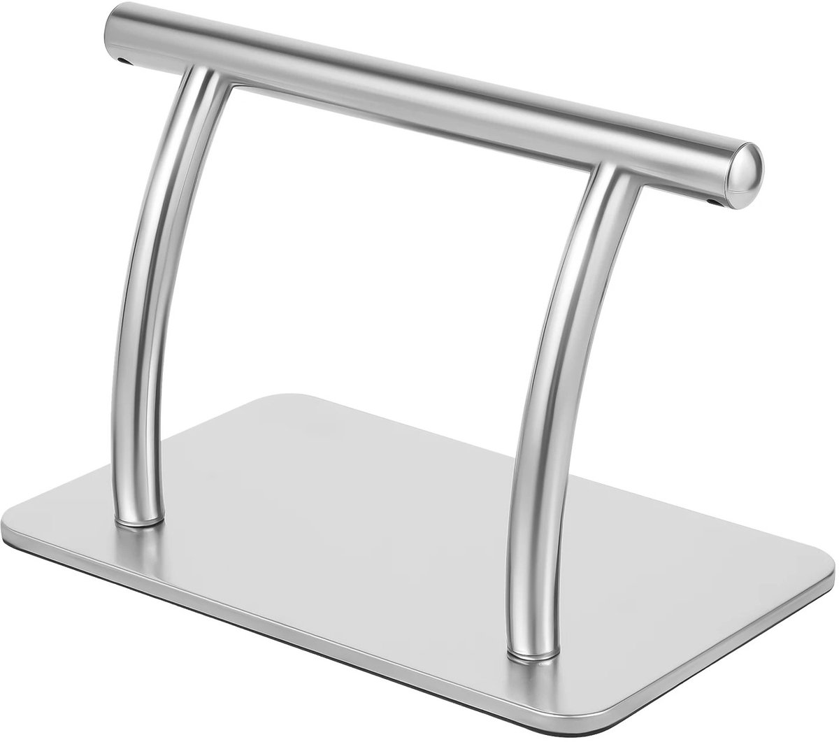 Cellista Voetensteun Onder Bureau - Ergonomische Voetenbank - RVS Voetsteun - Salon Voetensteun - Kappersstoel Voetsteun - Ondersteuningsbeugel - 29,5 x 19 x 20,5 cm