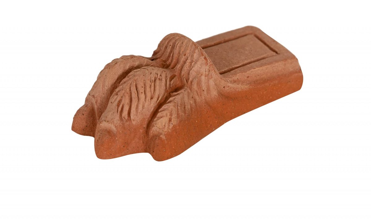 Famanu – Set van 12 onderzetters voor buitenplanten, 11,5 x 5,5 x 7 cm, terracotta onderzetters voor grote buitenplanten, gemaakt in Italië