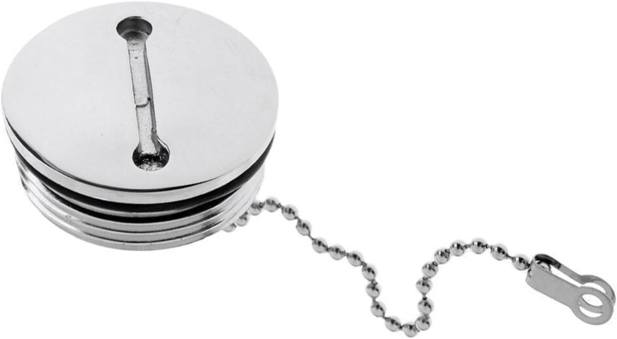 Boat Deck Filling/Filling Caps Keyless Straight,1.5" and 2", 38mm 50mm Fuels/Water/Marine 316 Stainless Steel - ShopVlot