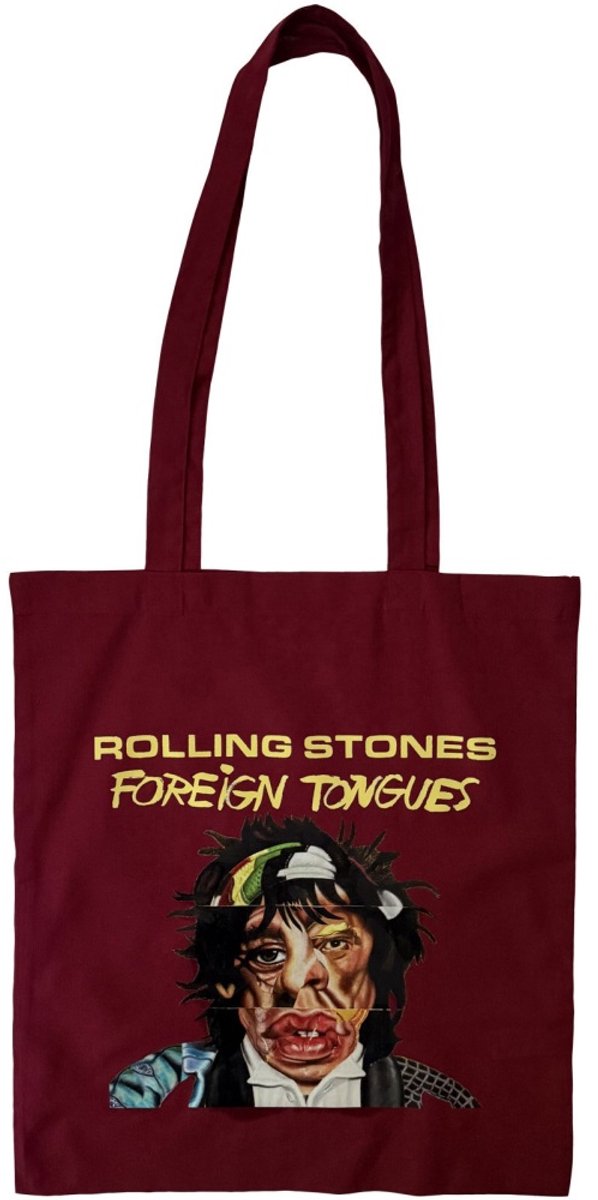 The Rolling Stones - Foreign Tongues Schoudertas/Shopper - Rood
