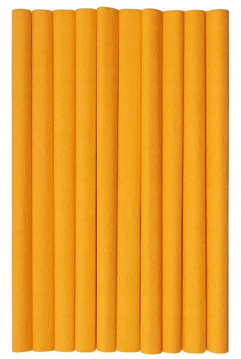 Creatief papier 50x200cm oranje 10 stuks - Knutselen & School