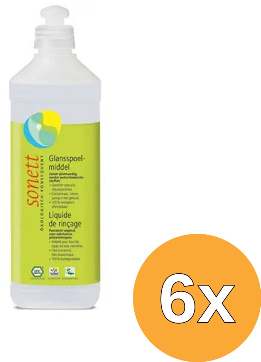 6x Sonett Glansspoelmiddel (500 ml)