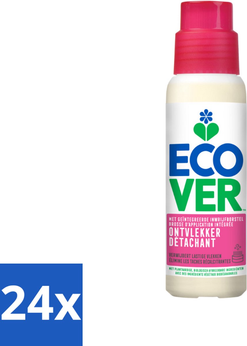 24 x Ecover - Ontvlekkingsmiddel - 200 ml - Vlekken Verwijderen - Ontvlekker - Biologisch Afbreekbaar - Plantaardige Formule - Lavendelgeur