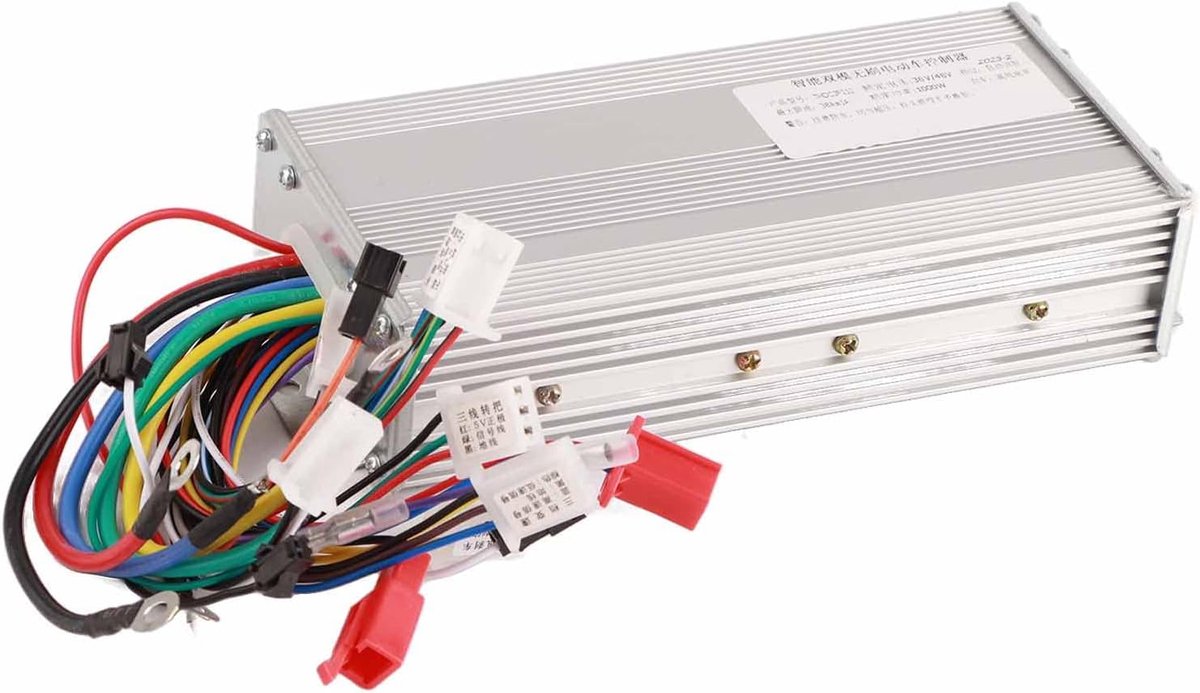 Brushless controller 36V/48V - aluminium behuizing - goede warmteafvoer - comfortabele rijervaring - ShopVlot
