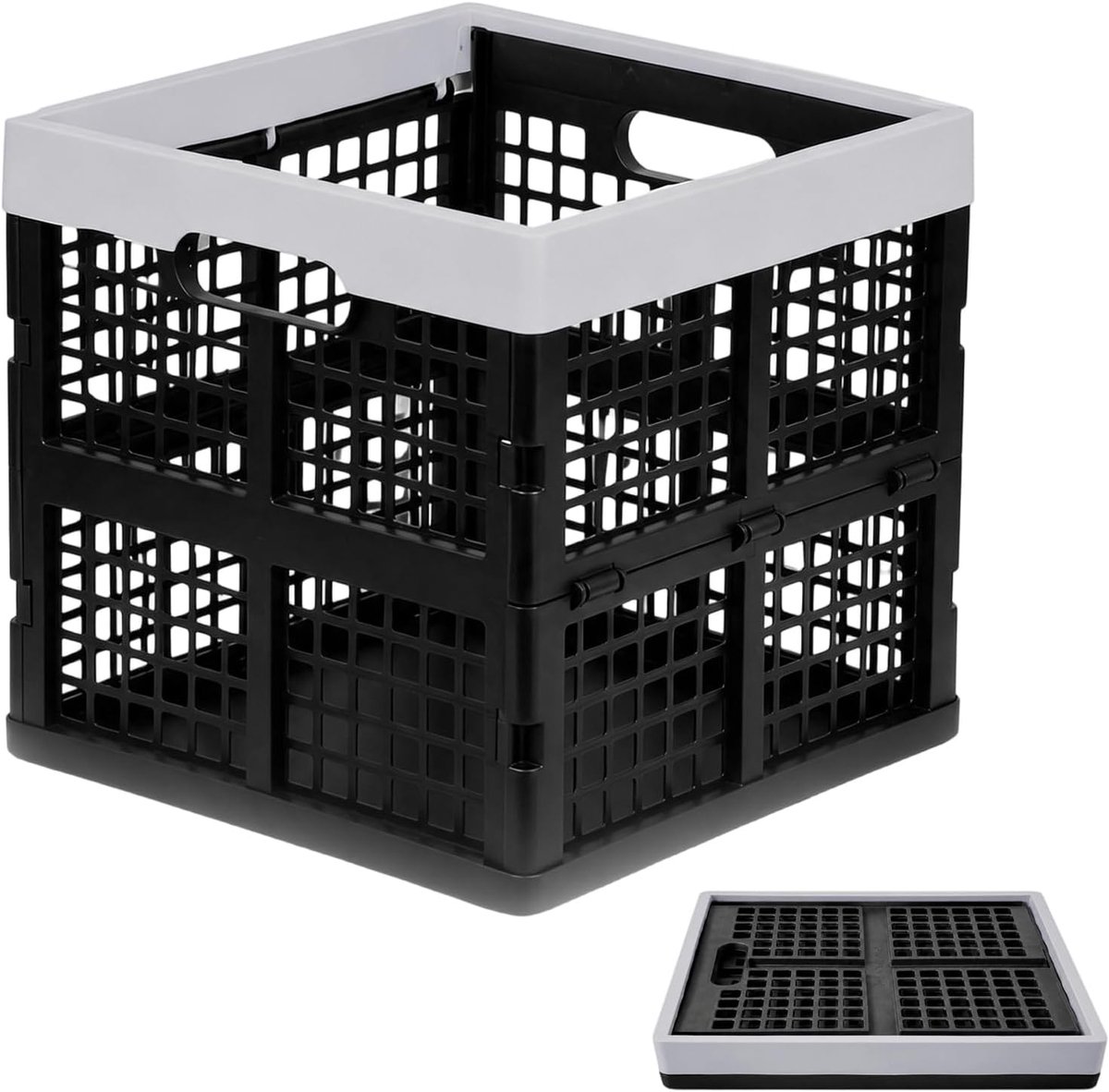 Klapbox 36 l - opvouwbare kunststof - met handvat - ideaal voor huishoudelijke organisatie - ShopVlot