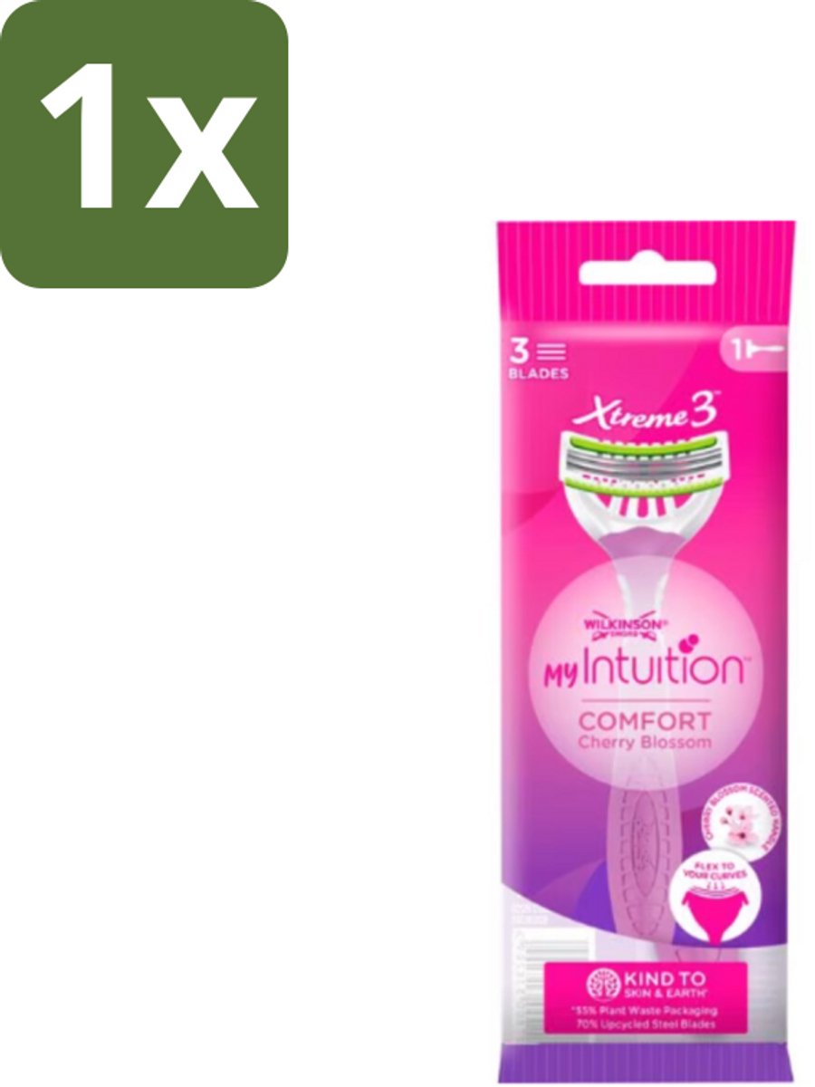 1 x Wilkinson - Wegwerpscheermesjes - Xtreme 3 Beauty - Comfortabel - 1 scheermesje - Scheermesje Vrouw - Wegwerpscheermesje - Vrouwelijke Huid - Comfortabel Scheren - Huidverzorging