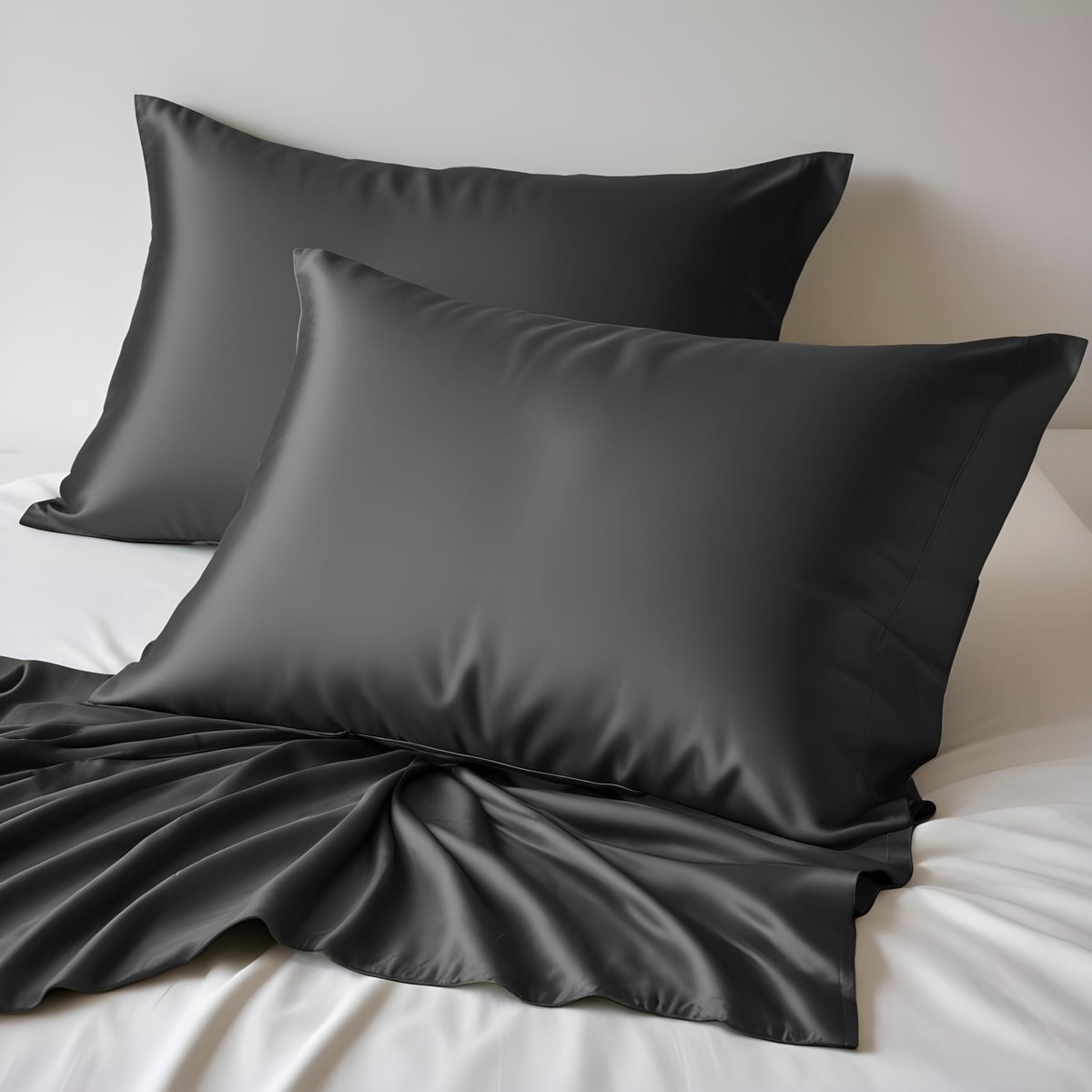 Kussenslopen 50 x 75 cm - 100% biologische bamboe - zachte premium bamboezijden - verkoelend voor haar en huid - ShopVlot