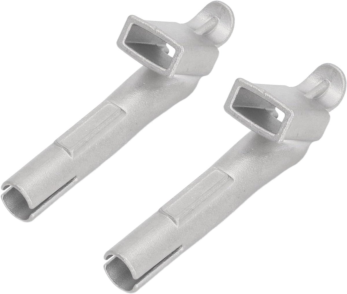 Hittepistool Mondstuk - Las Tips - Plastic Lassen - Roestvrij Staal - 5x14mm 8mm - Zilverkleurig