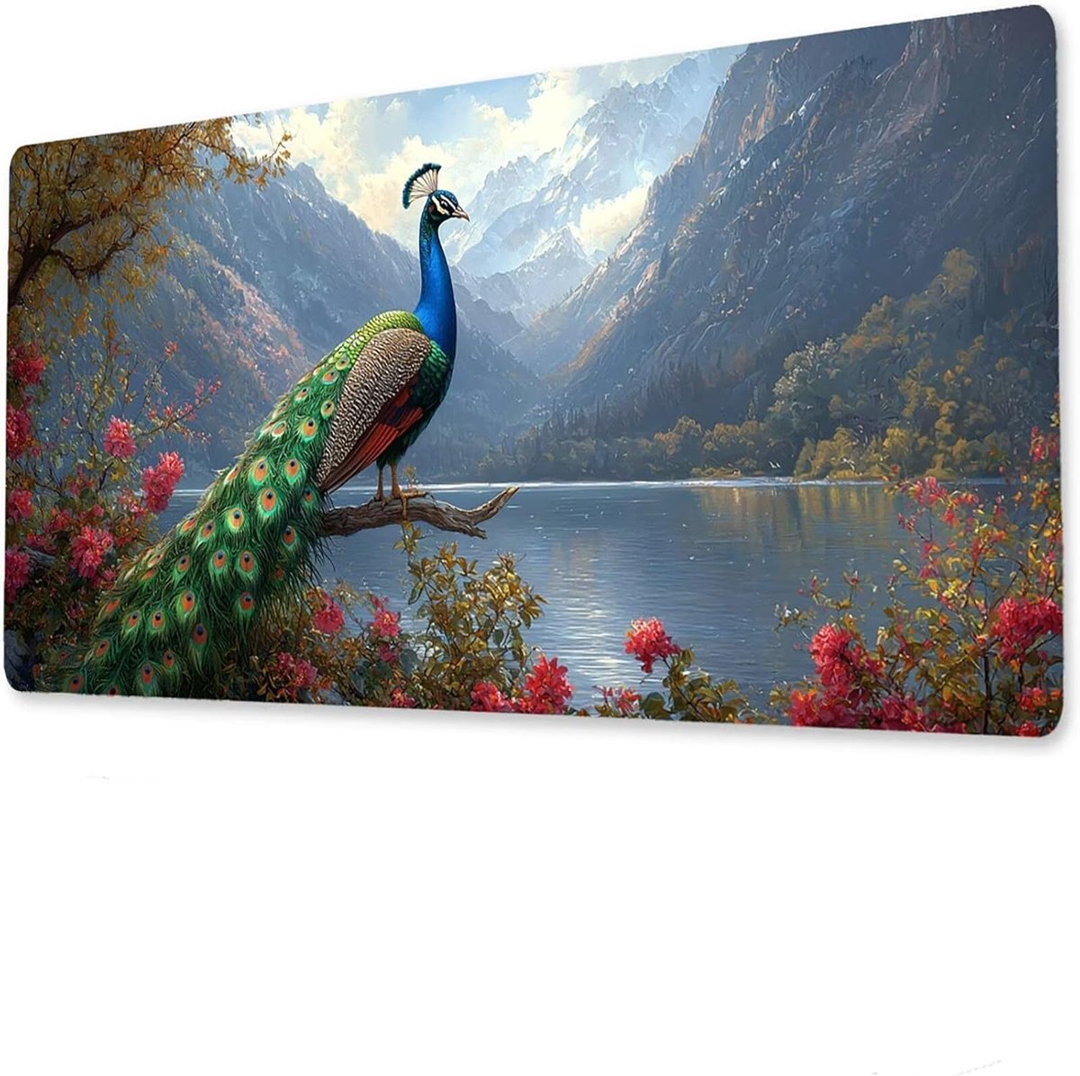 XXL Muismat - Bureauonderlegger - Gaming en Kantoor - Waterbestendig - 100x50 cm - Veelkleurig
