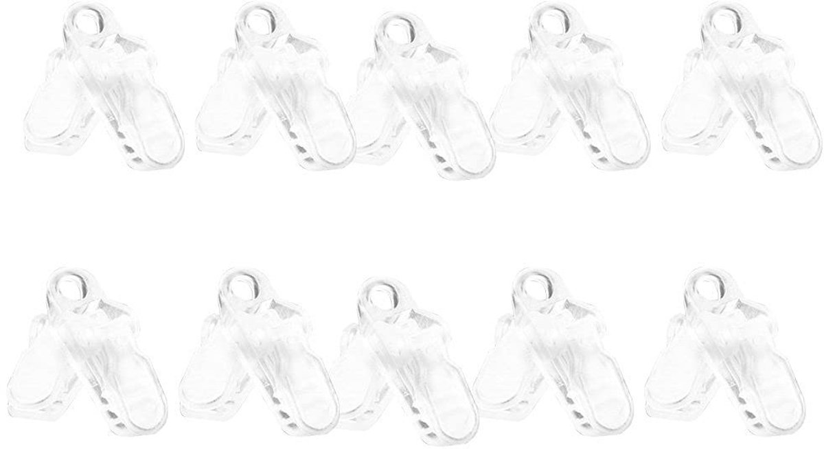 Dailygoods- Accessoires Goede Prestaties - Camping Klem - Luifel Klem - Caravan Klem - Duurzaam Kunststof - Lichtgewicht - Tentclips