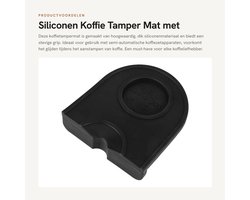 Dailygoods- Koffie Tamper Mat Antislip - Siliconen Houder - Duurzaam - Compact Formaat - Eenvoudig te Gebruiken - Geschikt voor Koffiemachine - Koffiemat