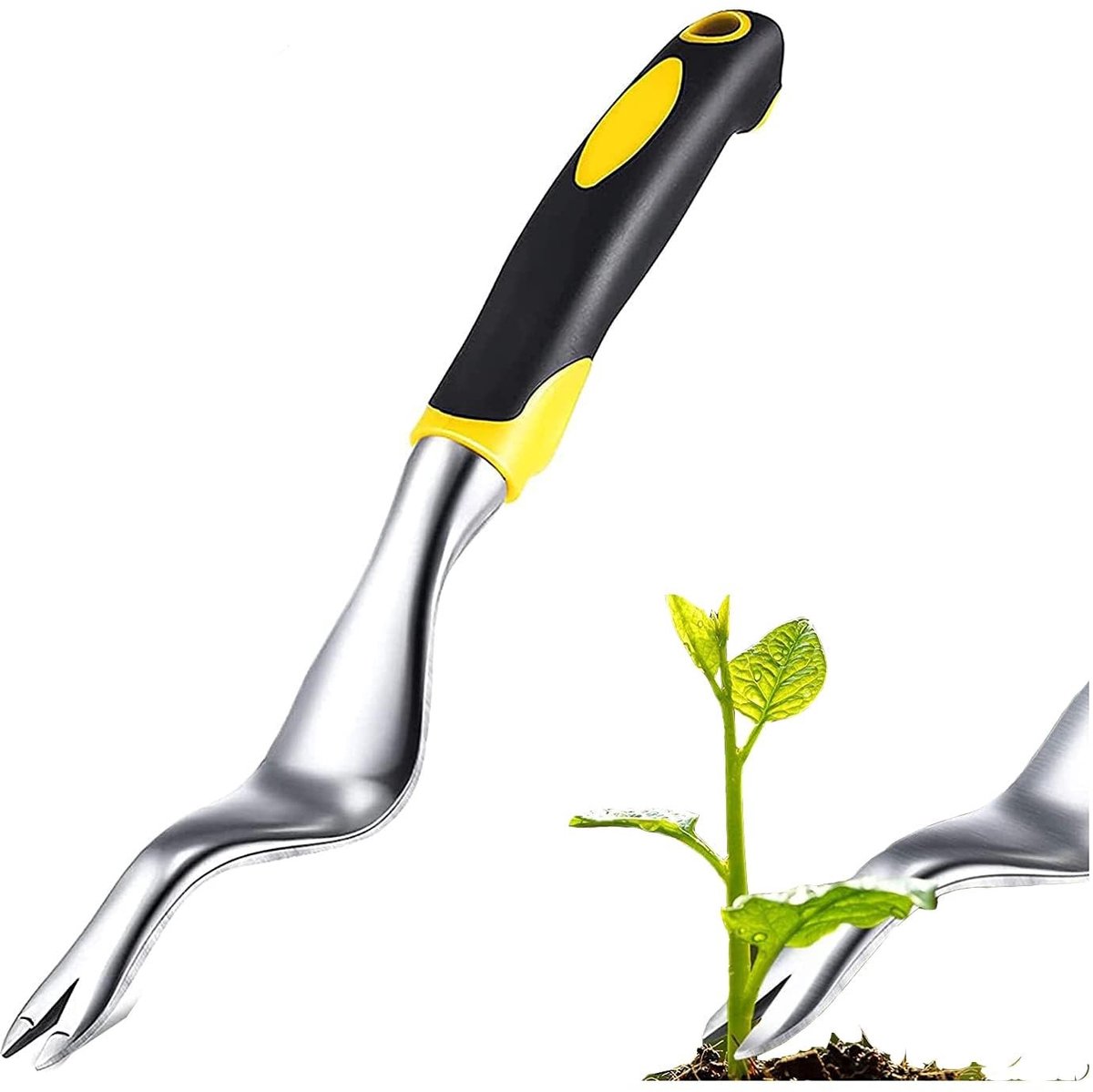 Dailygoods- Onkruidtrekker Ergonomisch - Aluminiumlegering - Duurzaam - Schachthefboomwerking - Handgereedschap - Praktisch Tuinieren - Onkruidverwijderaar