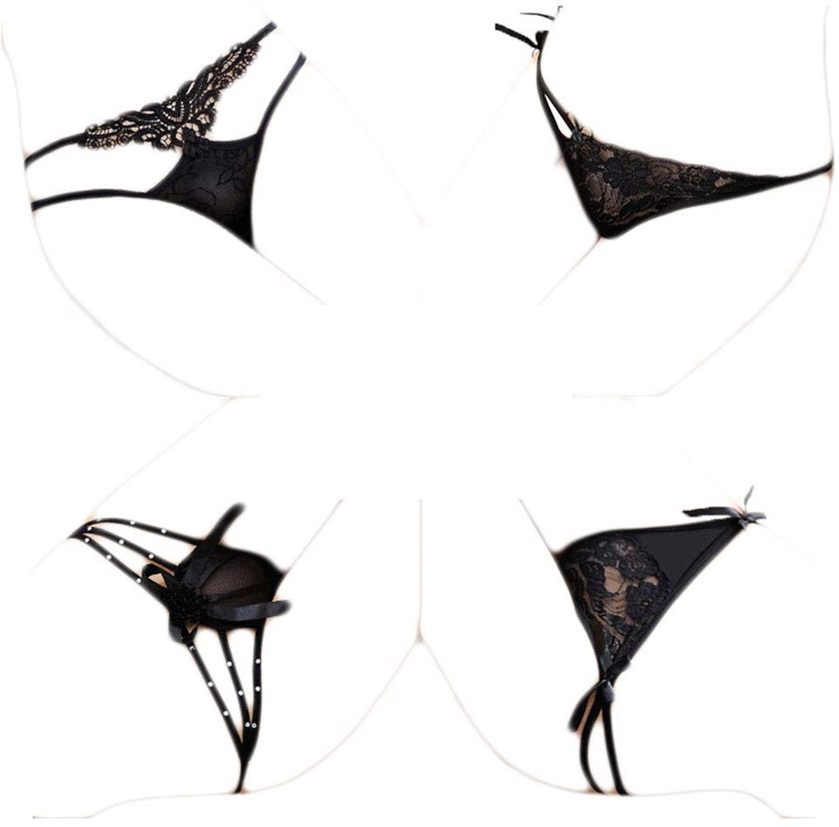 Dailygoods - Vrouwen 4in1 Sexy Ondergoed G-String Collectie - Comfortabel en Modieus