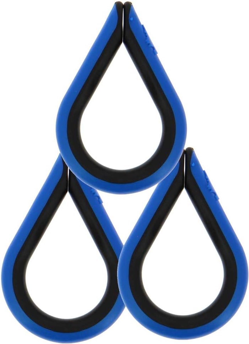 Auto Luchtverfrisser - Geur Clip - Frisse Geur - Eenvoudige Bevestiging - 22 x 9 cm - Blauw Zwart