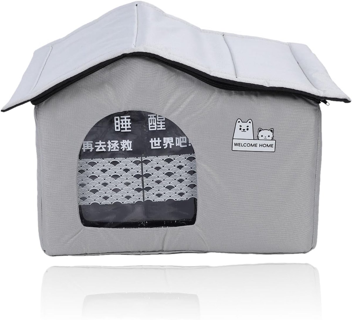 Huisdier Koelhuis - Koeltent Kat - Hitte Ontsnappen - Drielaagse Technologie - 40 x 20 x 15 cm - Medium