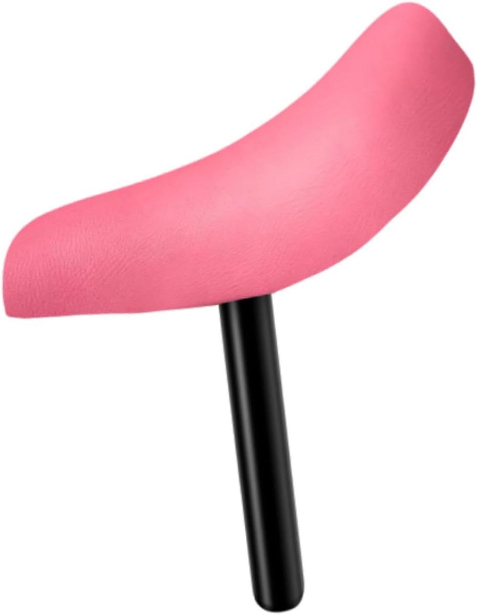 Kinderfietszadel - Loopfietszitje - Fietsplezier Vergroten - Ergonomisch Ontwerp - 19 cm - Roze