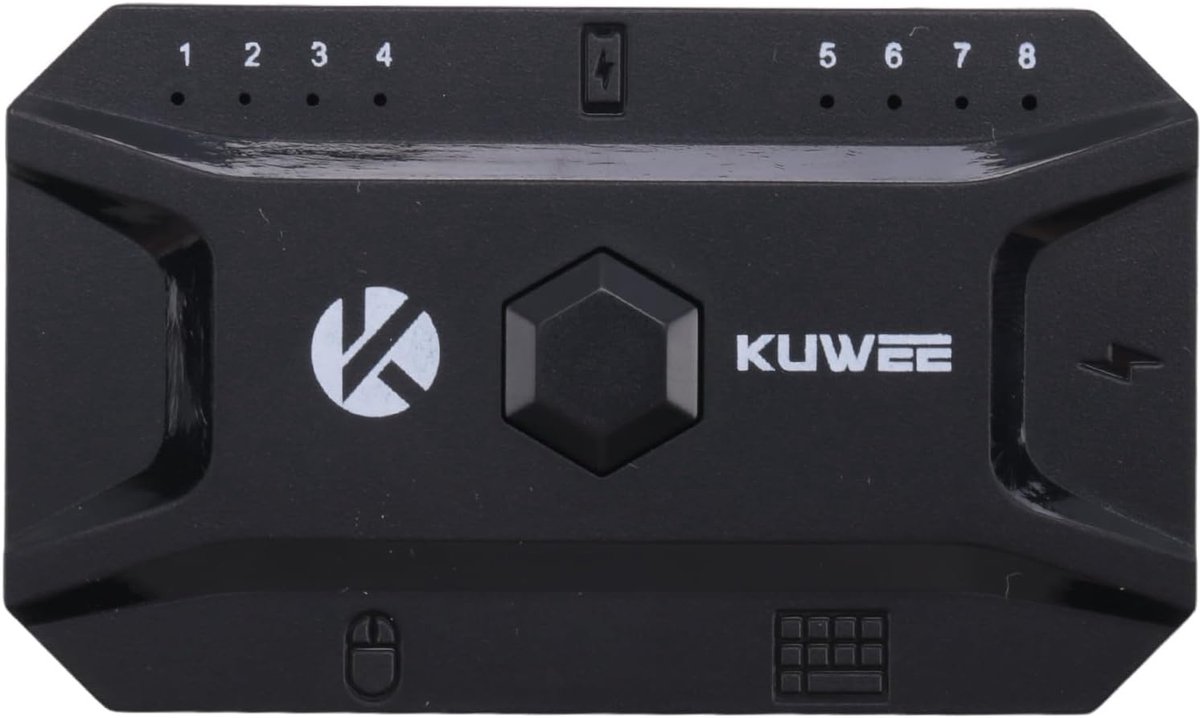 Bluetooth Hub Converter - Draadloze Adapter - Apparaten Koppelen - Ondersteunt 8 Apparaten - 30 Meter Bereik - Zwart
