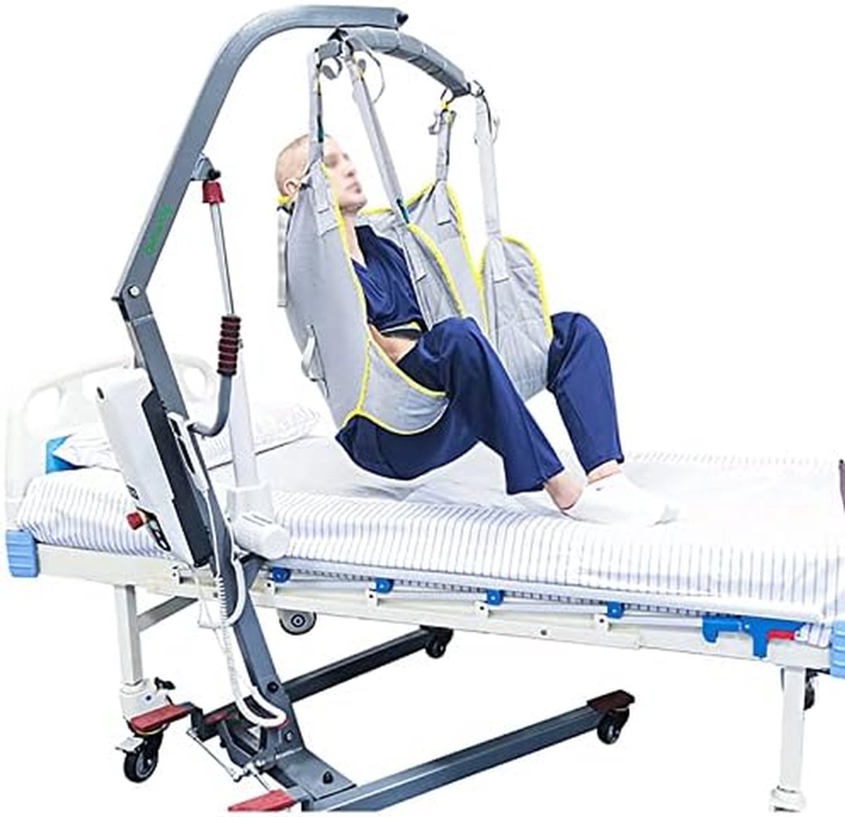 Patiëntentilband - Douche transfer - Veilige transfers - Gescheiden benen - 275 kg belasting - Grijs