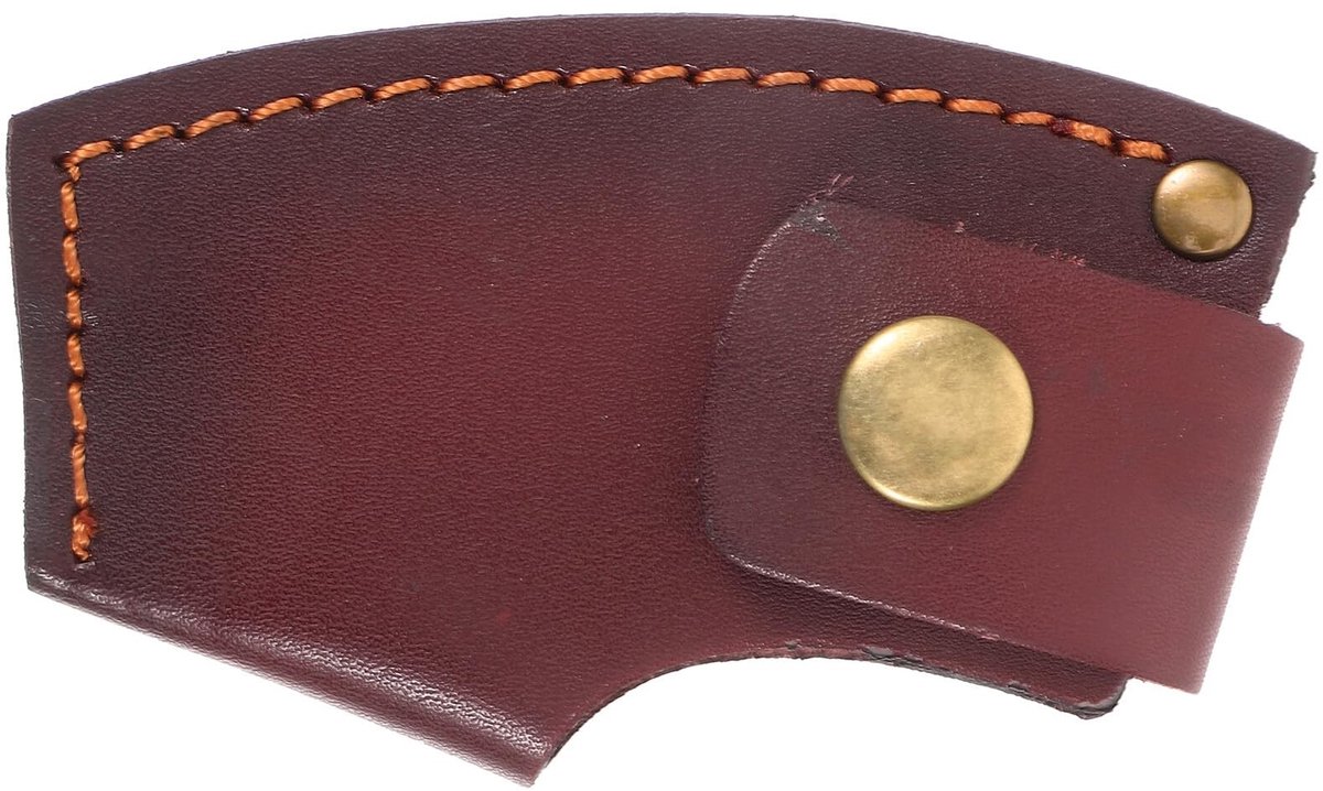 Dailygoods - VALICLUD Lederen bijl beschermhoes grote bescherming voor bijl lemmet draagbare lederen schede camping outdoor accessoires licht robuust duurzaam voor wandelaars houthakker