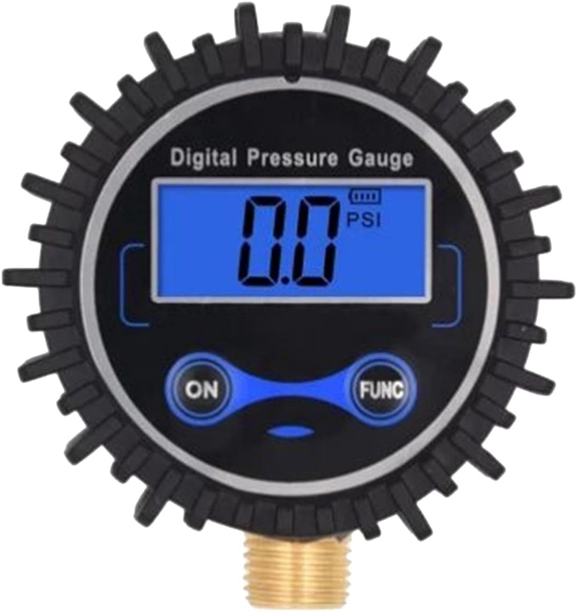 Digitale Bandenmeter - Bandenpomp Controle - Veilig Rijden - Automatisch Oppompen - 0-250 PSI - Blauw Groen