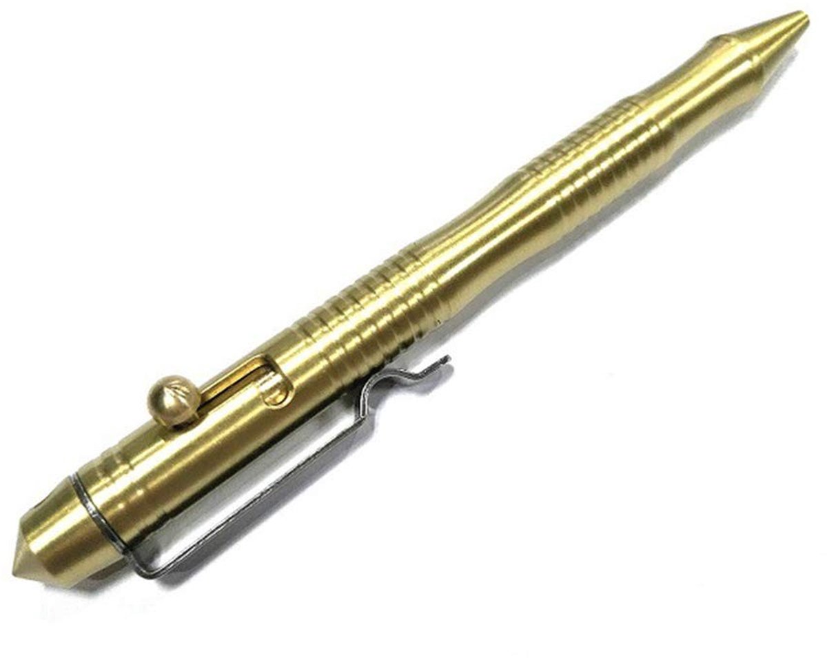 Dailygoods- Balpen Massief Messing - Intrekbare Vulling - Draagbaar - Zakelijk Kantoor - 0,5 mm - Hoge Corrosiebestendigheid - Schrijfgerei