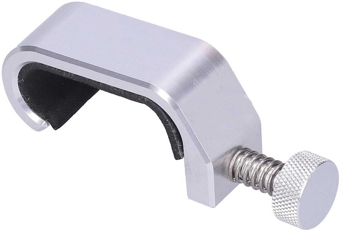 Dailygoods- Bagagerek Verstelbaar - Bagage Frame Haak - Compatibel met Piaggio Vespa GTS/LX/LXV - Klein Formaat - Ruimtebesparend - Harde Anodekleuring - Bagagehaak