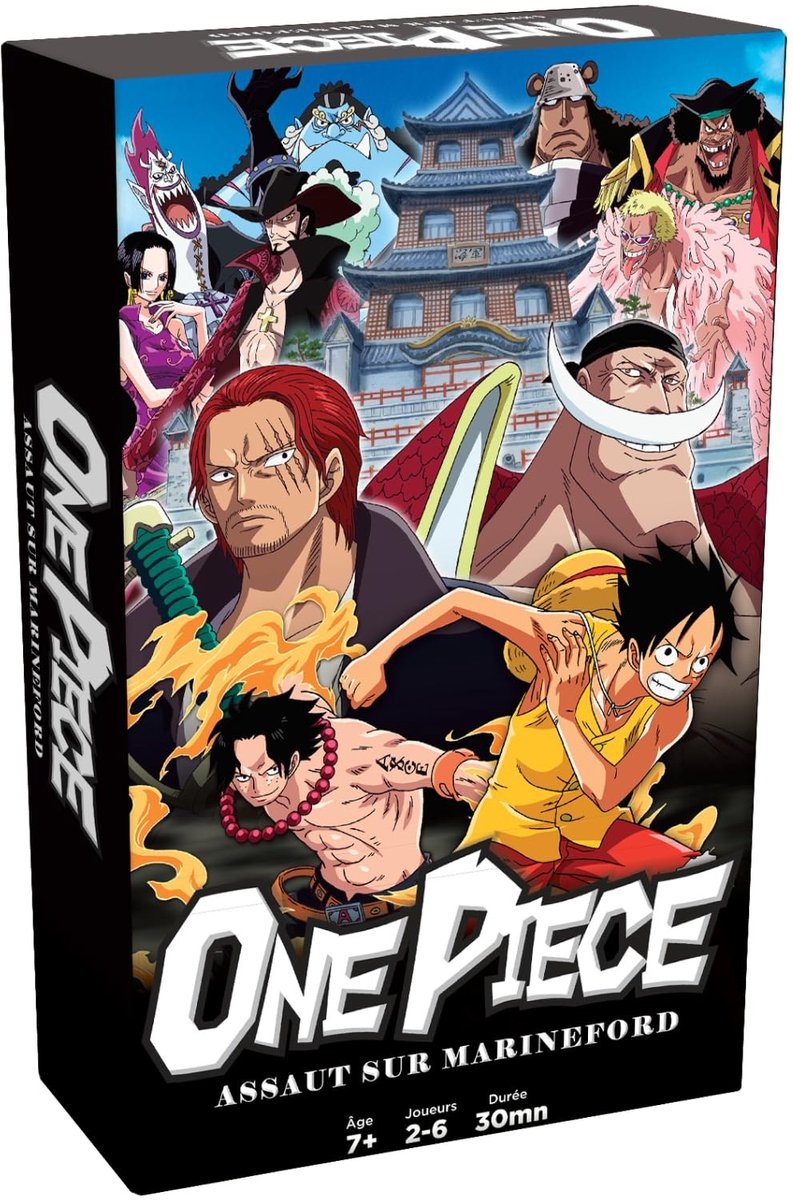 Dailygoods- Strategisch Familiespel - One Piece - Aanval op Marineford - 2 tot 6 spelers - 7 jaar + - Epische slag met piraten en mariniers - Bordspel