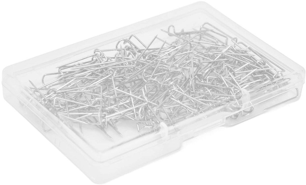 Dailygoods- U-pinnen Roestvrij staal - Stevige Naaivorkpennen - Eenvoudige Bediening - Brede Toepassing - Voor Kleding en Strikken - Duurzaam en Efficiënt - Naaipennen