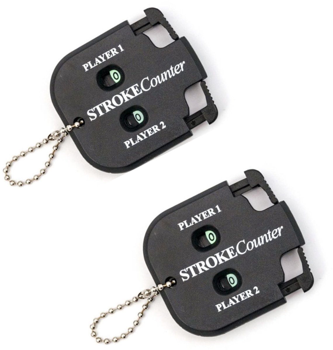Dailygoods- Puntenteller 2 Stuks - Golf Scorebord - Handteller - Resultaat Indicator - Sleutelketting - Lichtgewicht Design - Golfscore