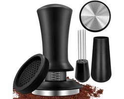 Allecto - Koffie tamper - Espresso tamper set - Afneembaar ontwerp