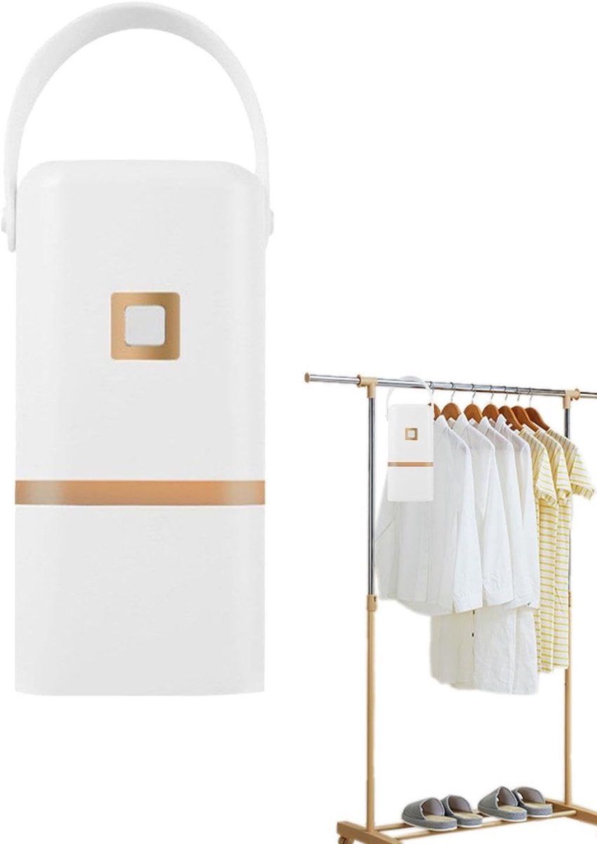 Reisdroger Compacte droger Kleding drogen Veilig temperatuurbeheer 17.1 cm Wit