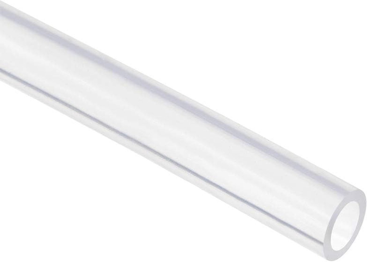 Dailygoods- Siliconenbuis 6,4 mm binnendiameter - 9,6 mm buitendiameter - 2 m lengte - Flexibele waterluchtslang - Duurzaam en knikbestendig - Chemische weerstand - Slang