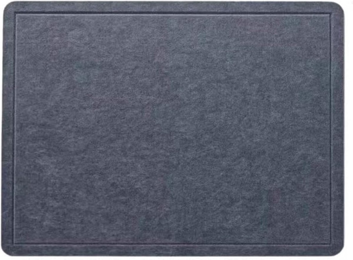 Opvouwbaar Puzzelbord - Puzzelmat Vilt - Puzzels Maken - Antislip Groefontwerp - 60 x 80 cm - Donkergrijs