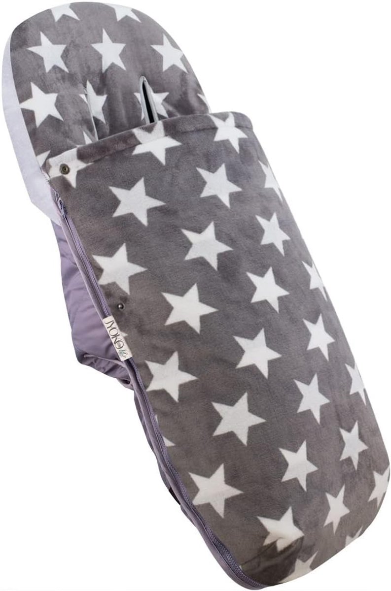 Universele Voetenzak - Kinderwagen Accessoire - Warmte en Comfort - Hypoallergeen Fleece Materiaal - 42 x 100 cm - Nordic Scandi