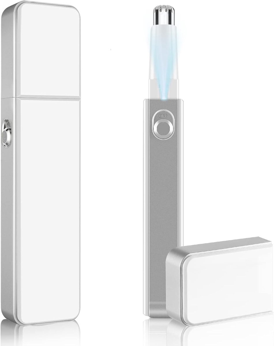 Neushaartrimmer - Gezichtshaartrimmer - Persoonlijke Verzorging - Dubbele Rand Bladen - 146 x 36 cm - Wit